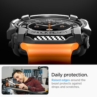 Foto 5 | Funda Spigen Rugged Armor Para Samsung Galaxy Watch Ultra De 47 Mm - Venta Internacional.