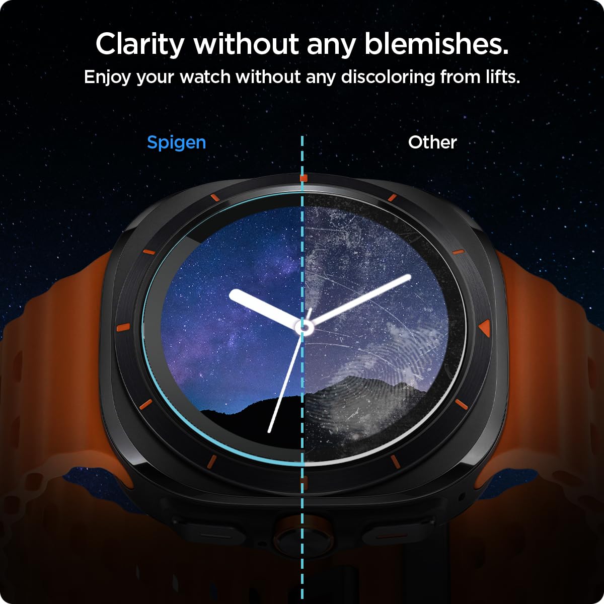 Foto 8 pulgar | Protector De Pantalla Spigen Glastr Ez Fit Para Galaxy Watch Ultra, Paquete De 2 - Venta Internacional.