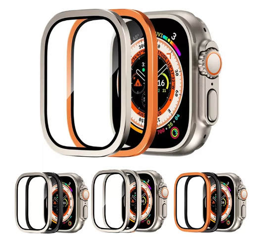 2 Mica De Cristal Templado Wünd Metal Para Apple Watch Ultra 49mm