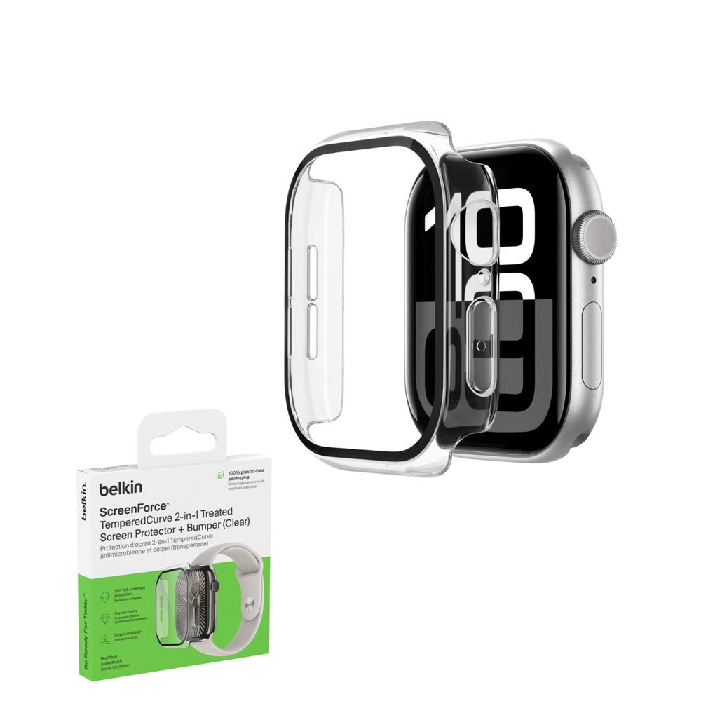 Foto 6 pulgar | Protector Para Apple Watch S10 De 46 Mm Transparente Belkin