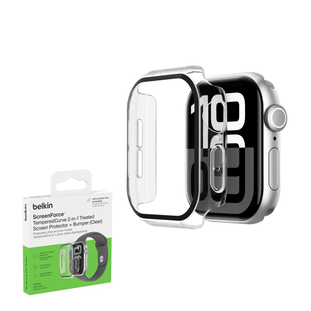 Foto 7 pulgar | Protector Para Apple Watch S10 De 42 Mm Transparente Belkin