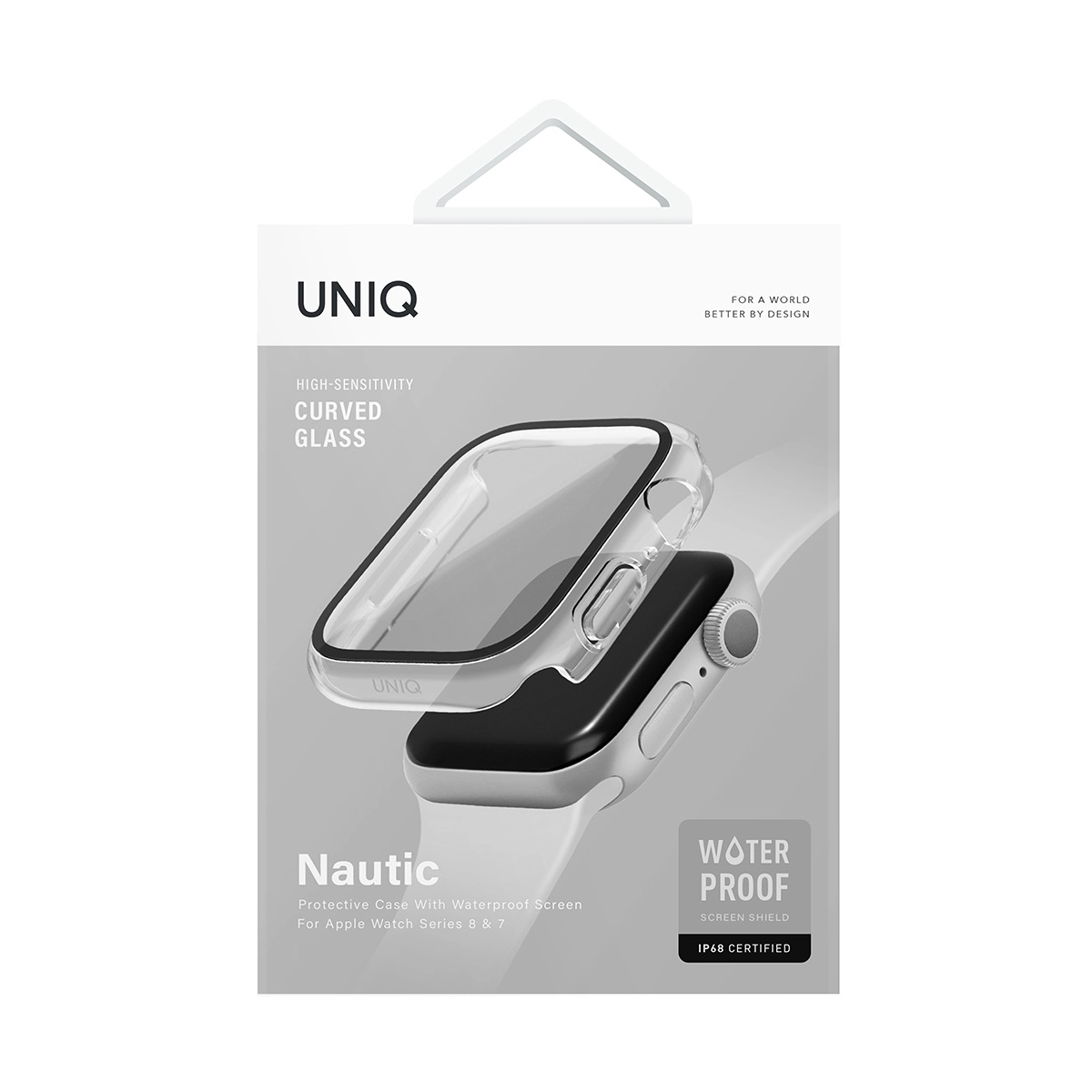 Foto 6 pulgar | Nautic Funda Para Apple Watch 41 Mm Con Protector De Pantalla Cristal Templado Sumergible
