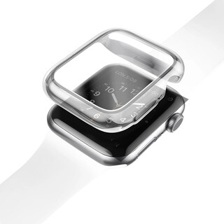 Foto 3 | Funda Transparente con Protector de Pantalla de Cristal Templado Garde para Apple Watch 44 mm