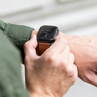 Foto 4 | Funda Transparente con Protector de Pantalla de Cristal Templado Garde para Apple Watch 44 mm
