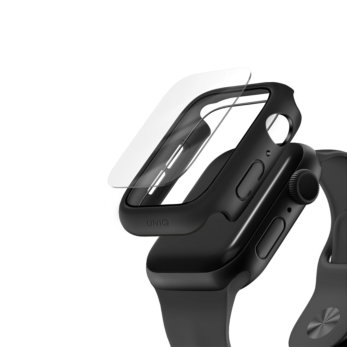 Foto 3 pulgar | Protector de Pantalla Uniq para Apple Watch de 44 mm