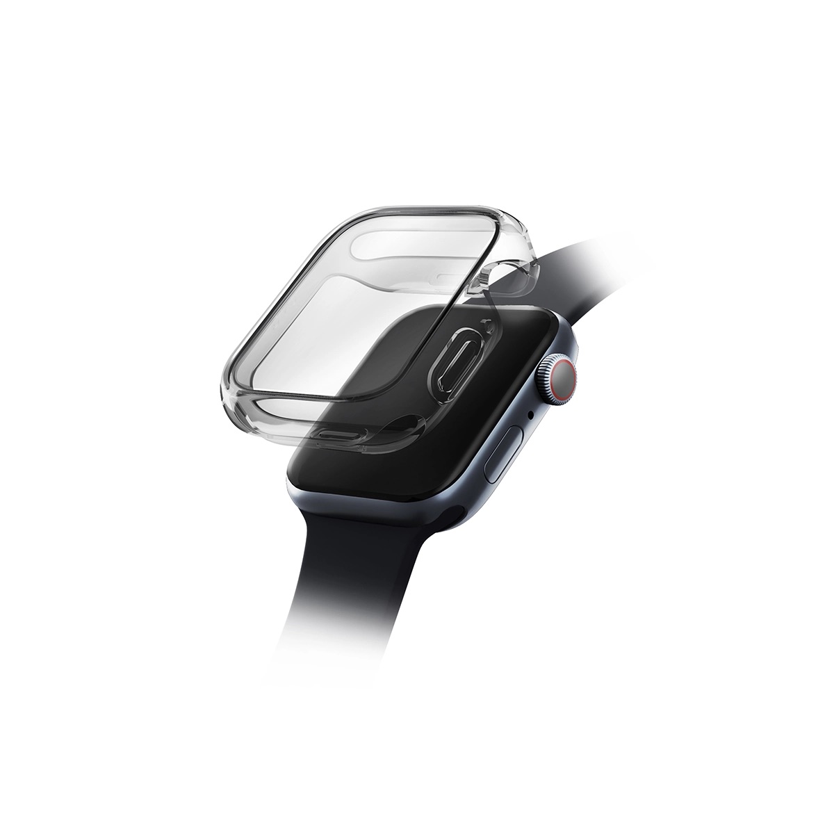 Foto 2 pulgar | Funda para Apple Watch 45 Mm con Protector de Pantalla Cristal Templado