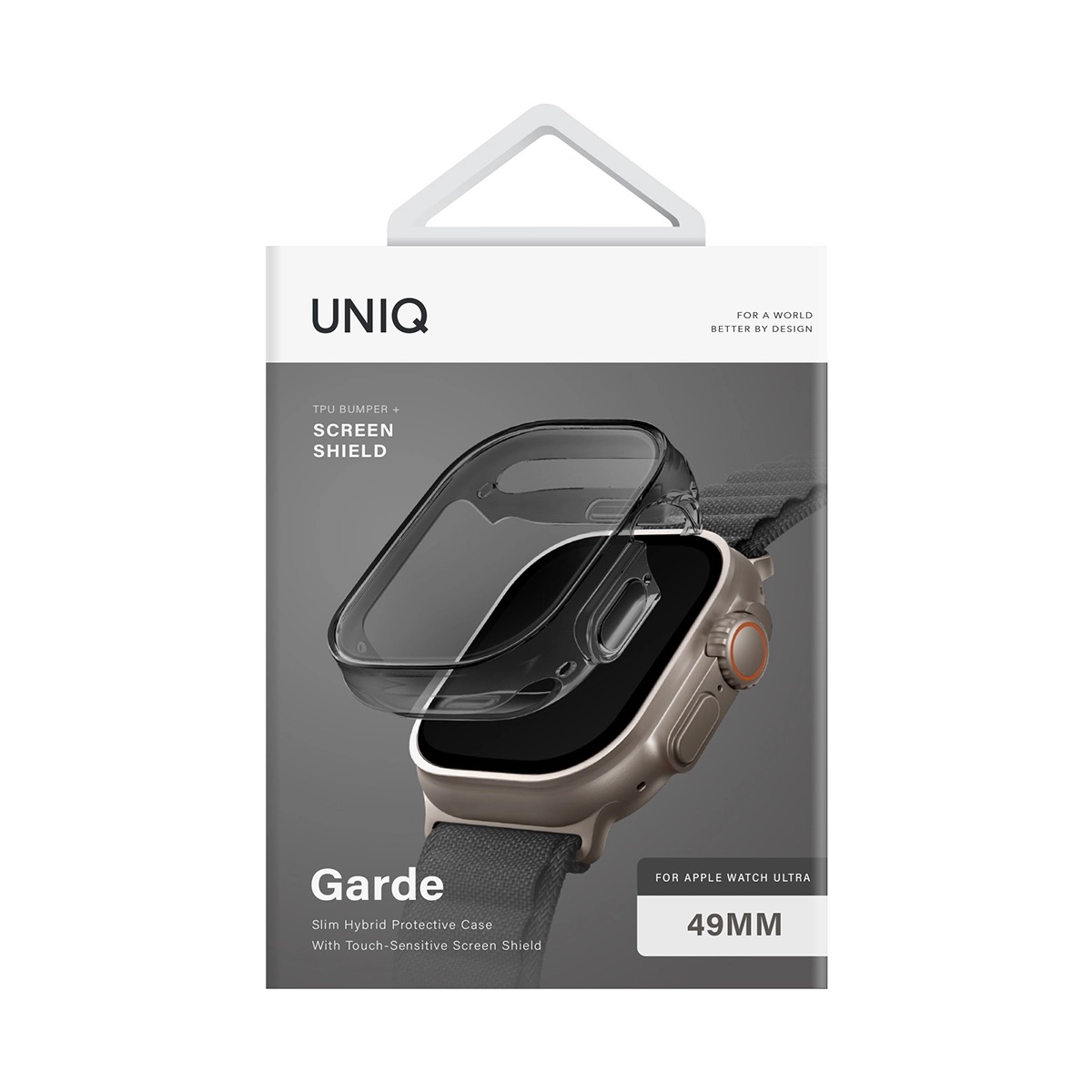 Foto 3 | Funda UNIQ Garde para Apple Watch Ultra 49 mm Transparente Cristal Templado