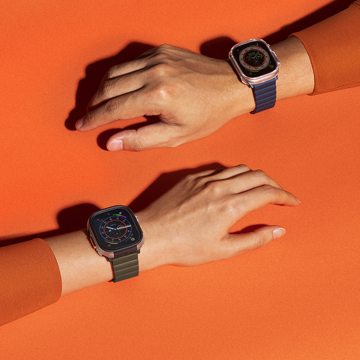 Foto 2 | Funda Para Apple Watch Ultra 49 Mm Negro Valencia De Uniq