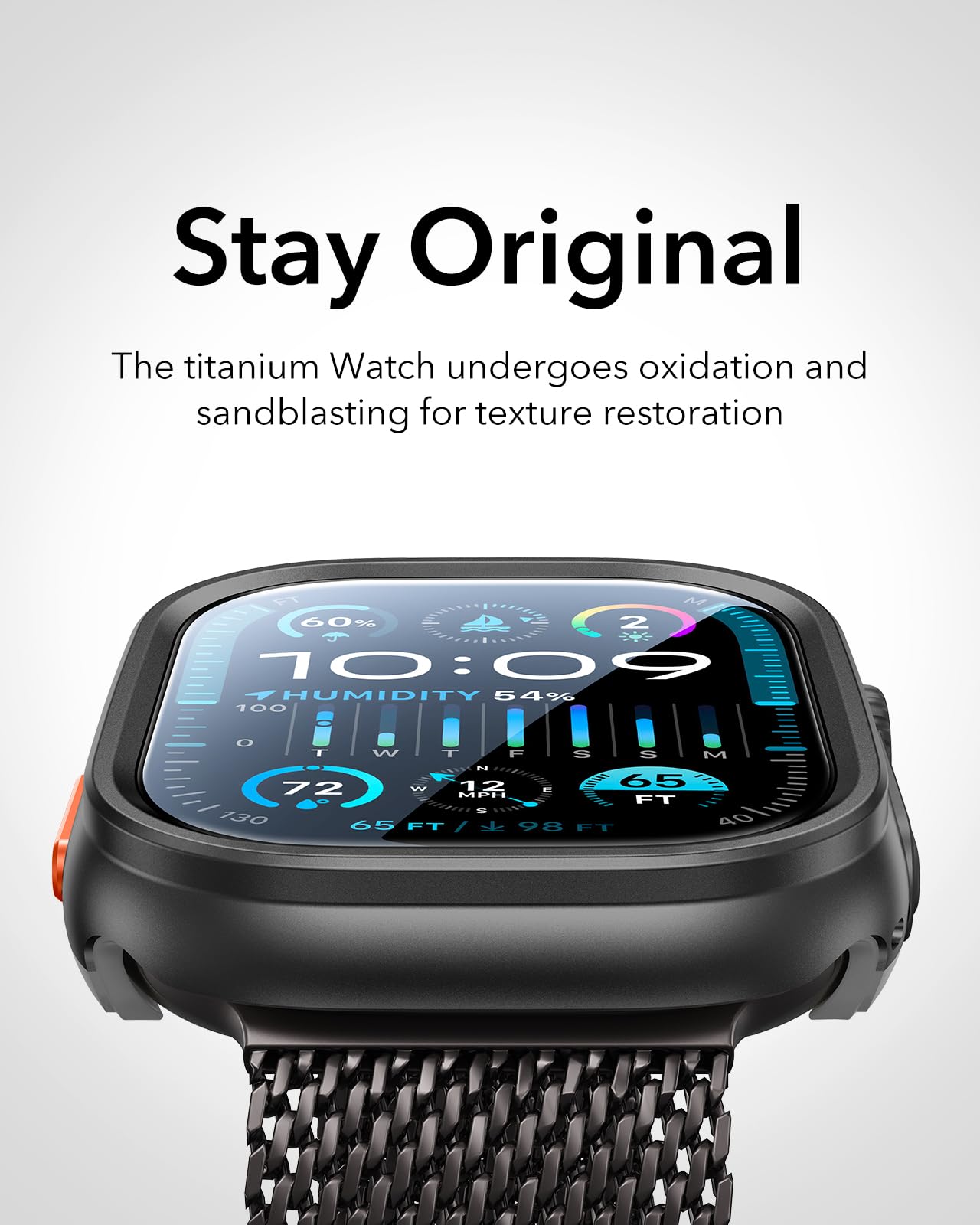 Foto 5 | Funda Con Protector De Pantalla Esr Para Apple Watch Ultra 2/1 De 49 Mm - Venta Internacional.