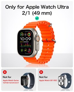 Foto 2 | Funda Con Protector De Pantalla Esr Ultra 2/1 Para Apple Watch De 49 Mm - Venta Internacional.