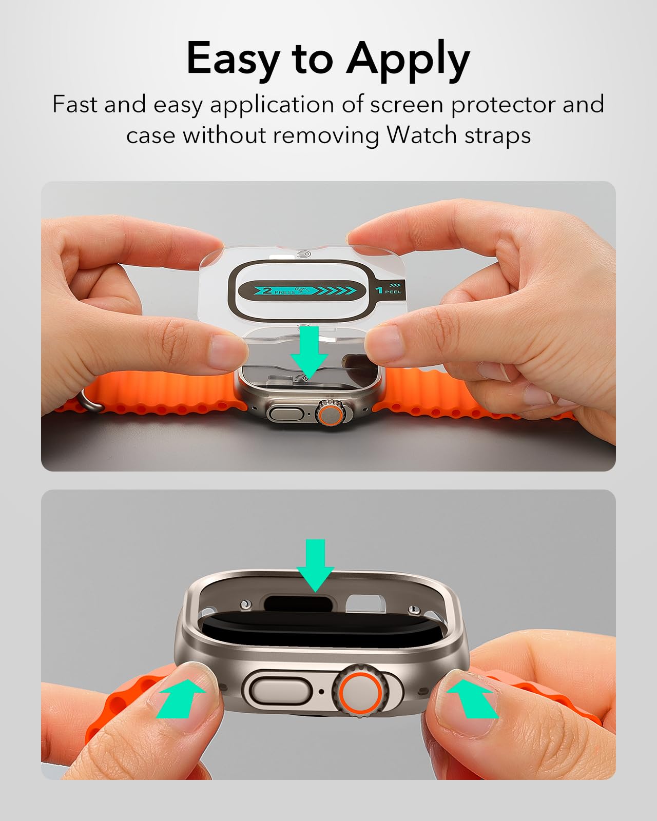 Foto 6 | Funda Con Protector De Pantalla Esr Ultra 2/1 Para Apple Watch De 49 Mm - Venta Internacional.
