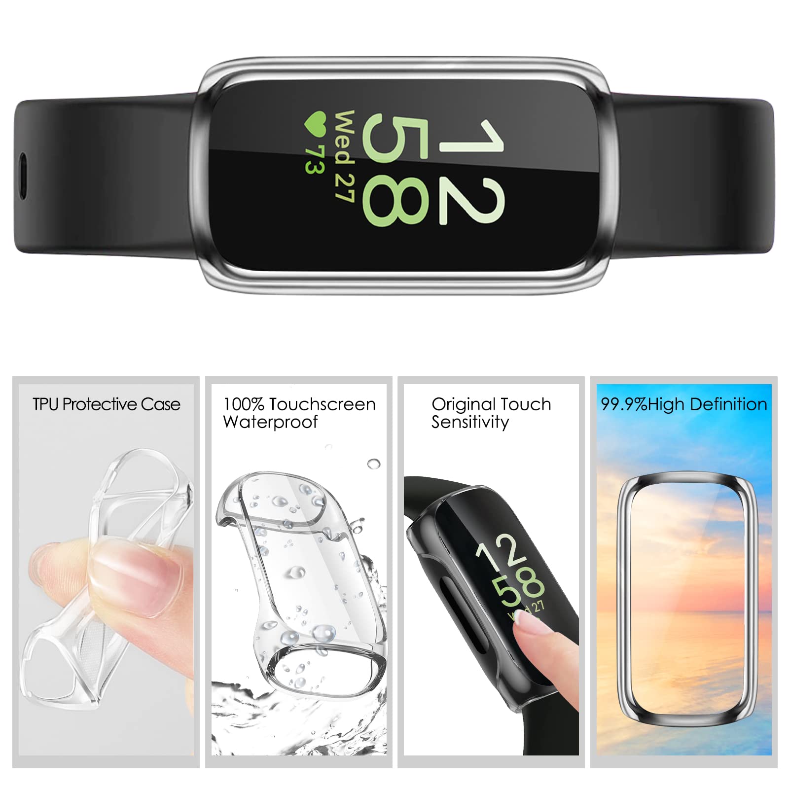 Foto 5 pulgar | Fundas Fintie para Fitbit Inspire 3 Piezas - Venta Internacional