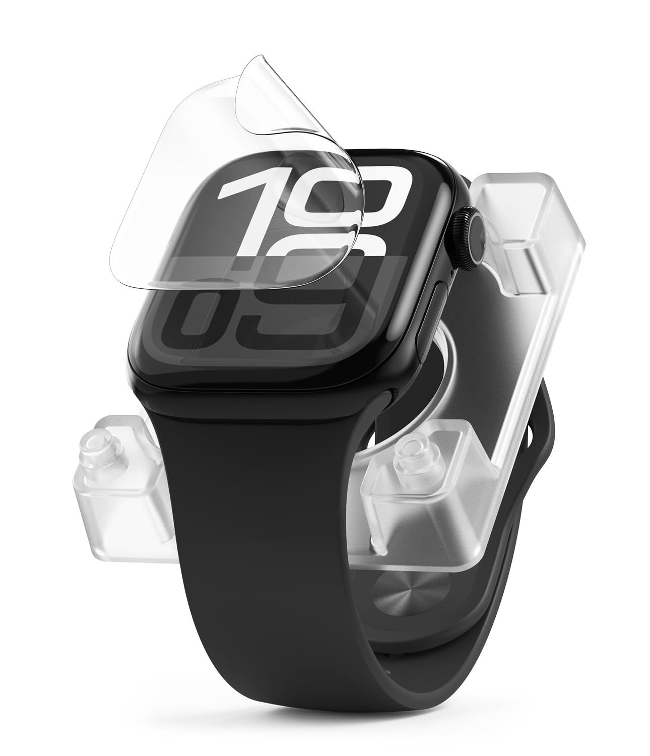 Foto 2 pulgar | Protector De Pantalla Ringke Dual Easy Pro Para Apple Watch 46 Mm - Venta Internacional.