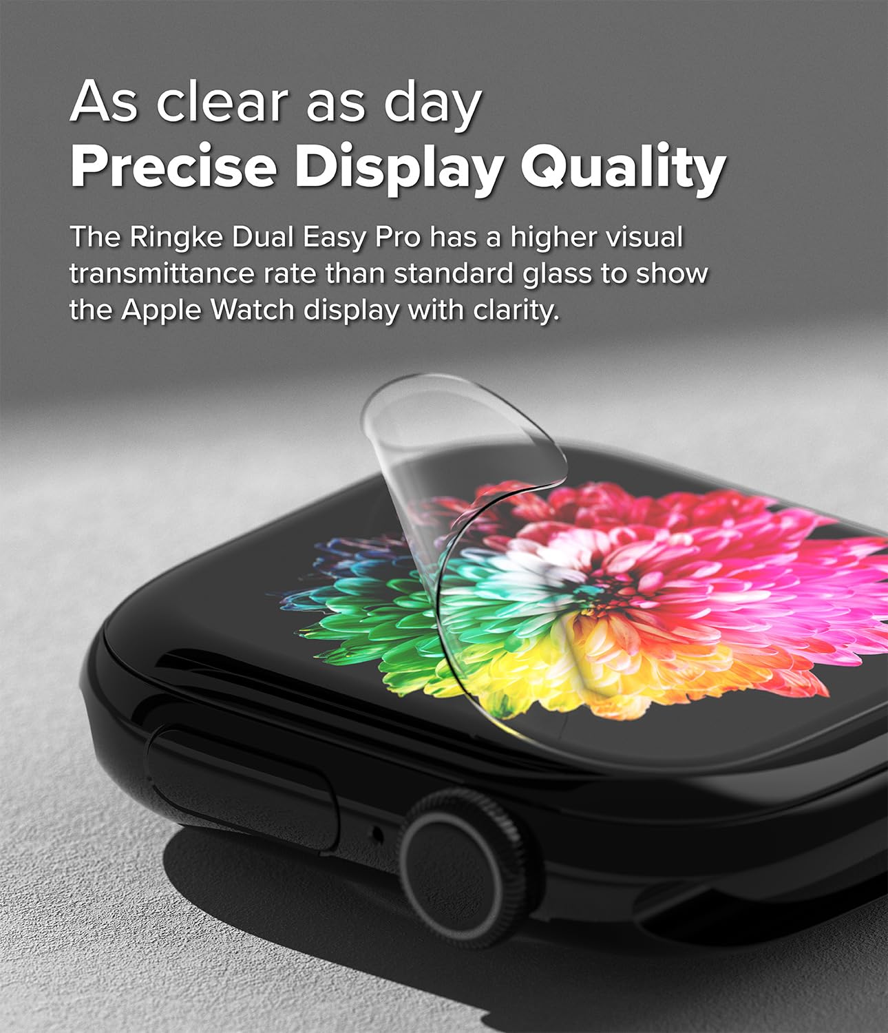 Foto 7 pulgar | Protector De Pantalla Ringke Dual Easy Pro Para Apple Watch 46 Mm - Venta Internacional.