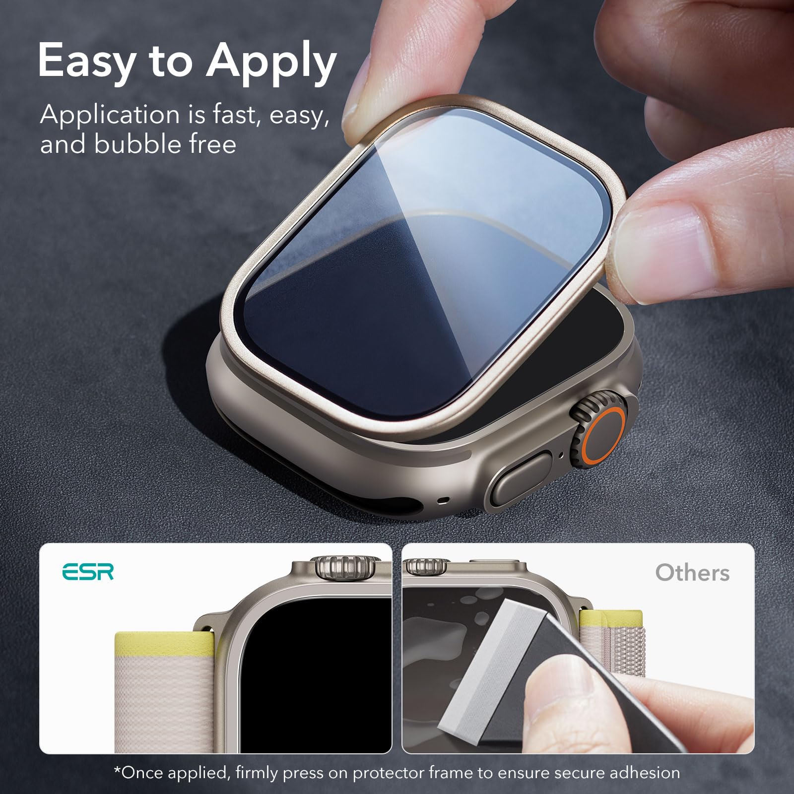 Foto 4 pulgar | Protector De Pantalla Esr Armorite Para Apple Watch Ultra 2/1 49 Mm - Venta Internacional.