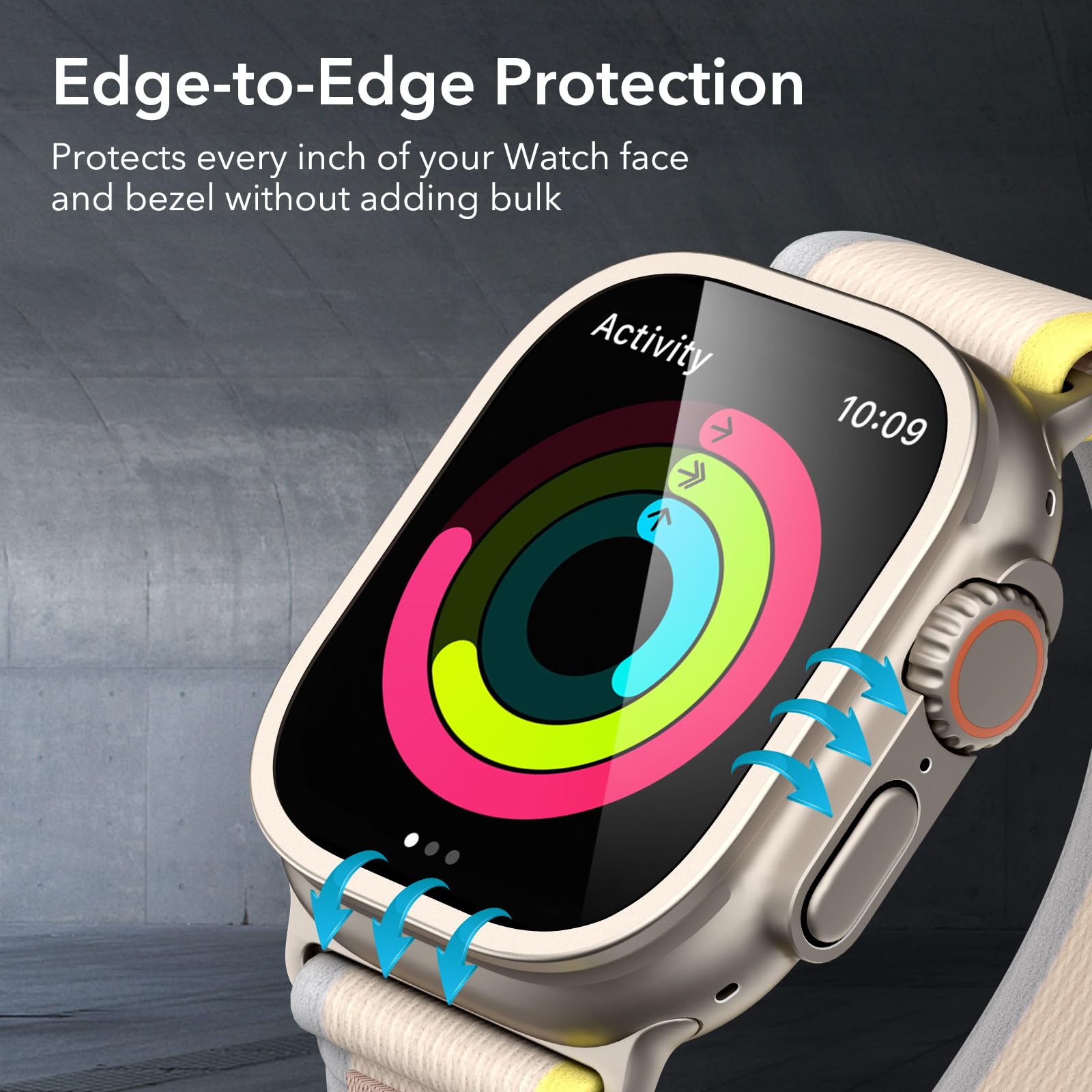 Foto 7 | Protector De Pantalla Esr Armorite Para Apple Watch Ultra 2/1 49 Mm - Venta Internacional.
