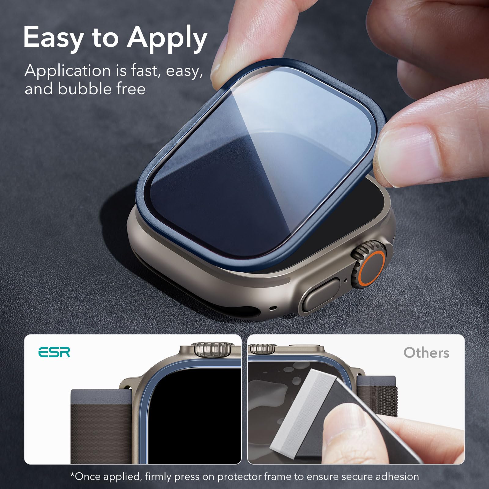Foto 4 pulgar | Protector De Pantalla Esr Armorite Para Apple Watch Ultra 2/1 49 Mm - Venta Internacional.