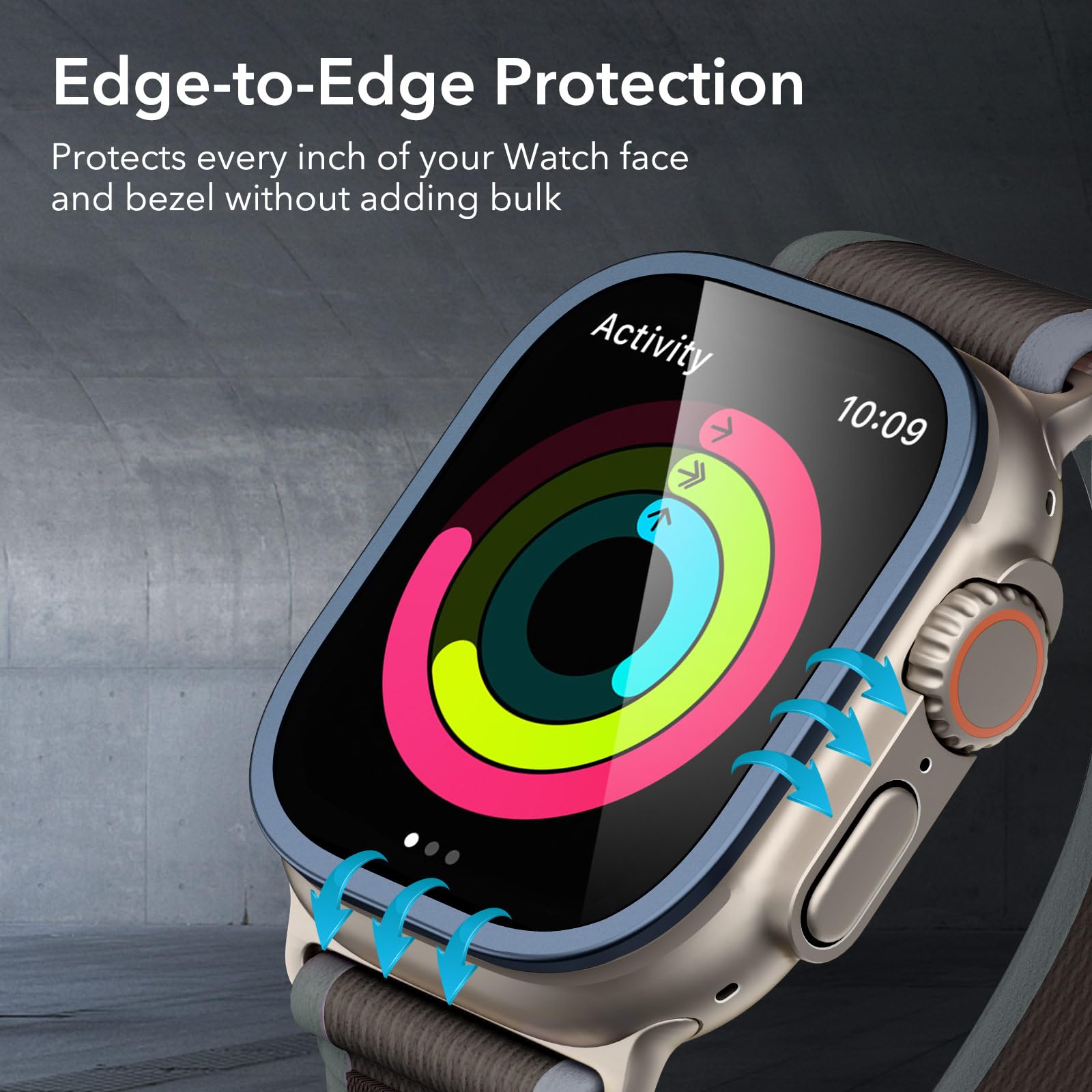 Foto 7 | Protector De Pantalla Esr Armorite Para Apple Watch Ultra 2/1 49 Mm - Venta Internacional.