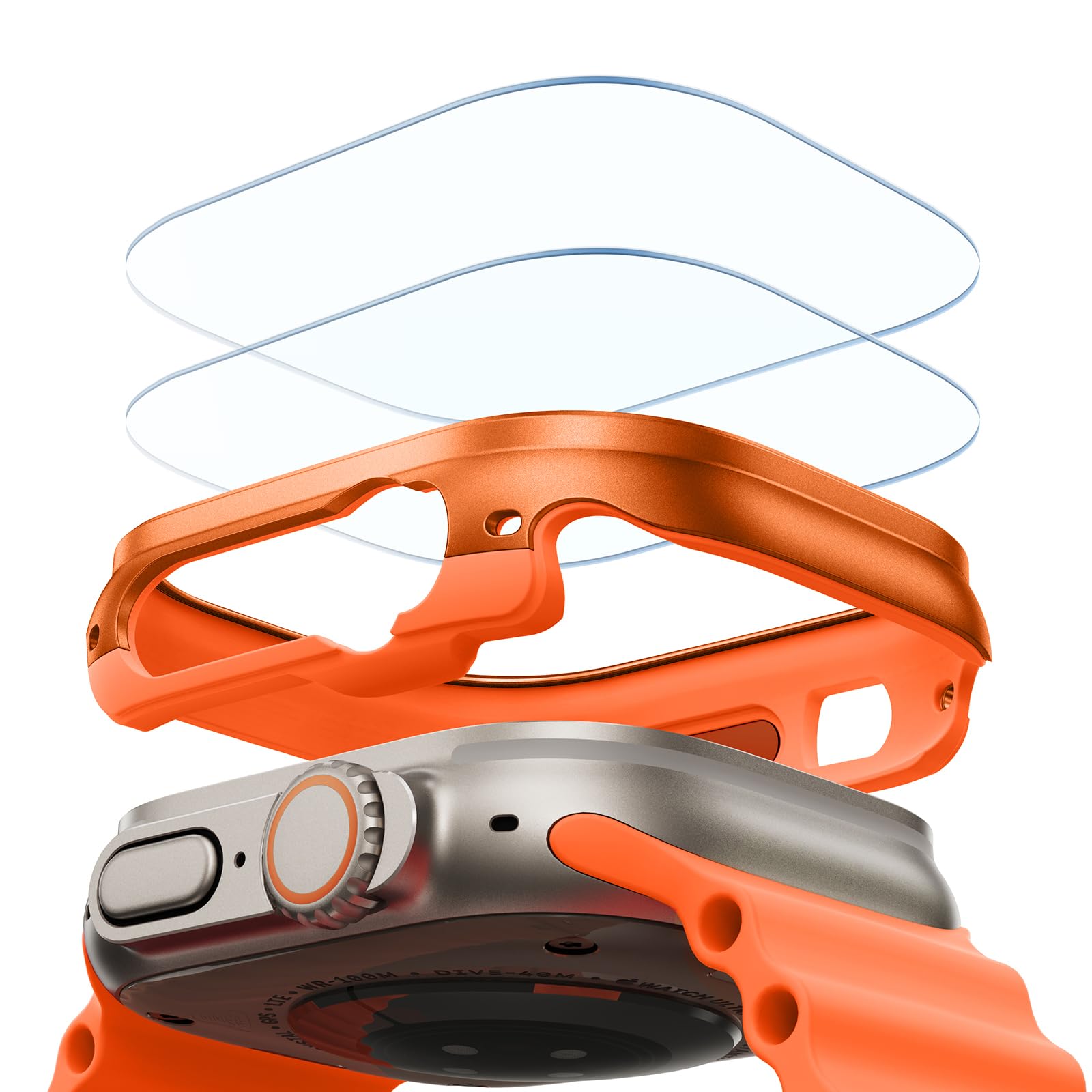 Foto 2 pulgar | Funda Con Protector De Pantalla Esr Para Apple Watch Ultra 2/1 De 49 Mm - Venta Internacional.