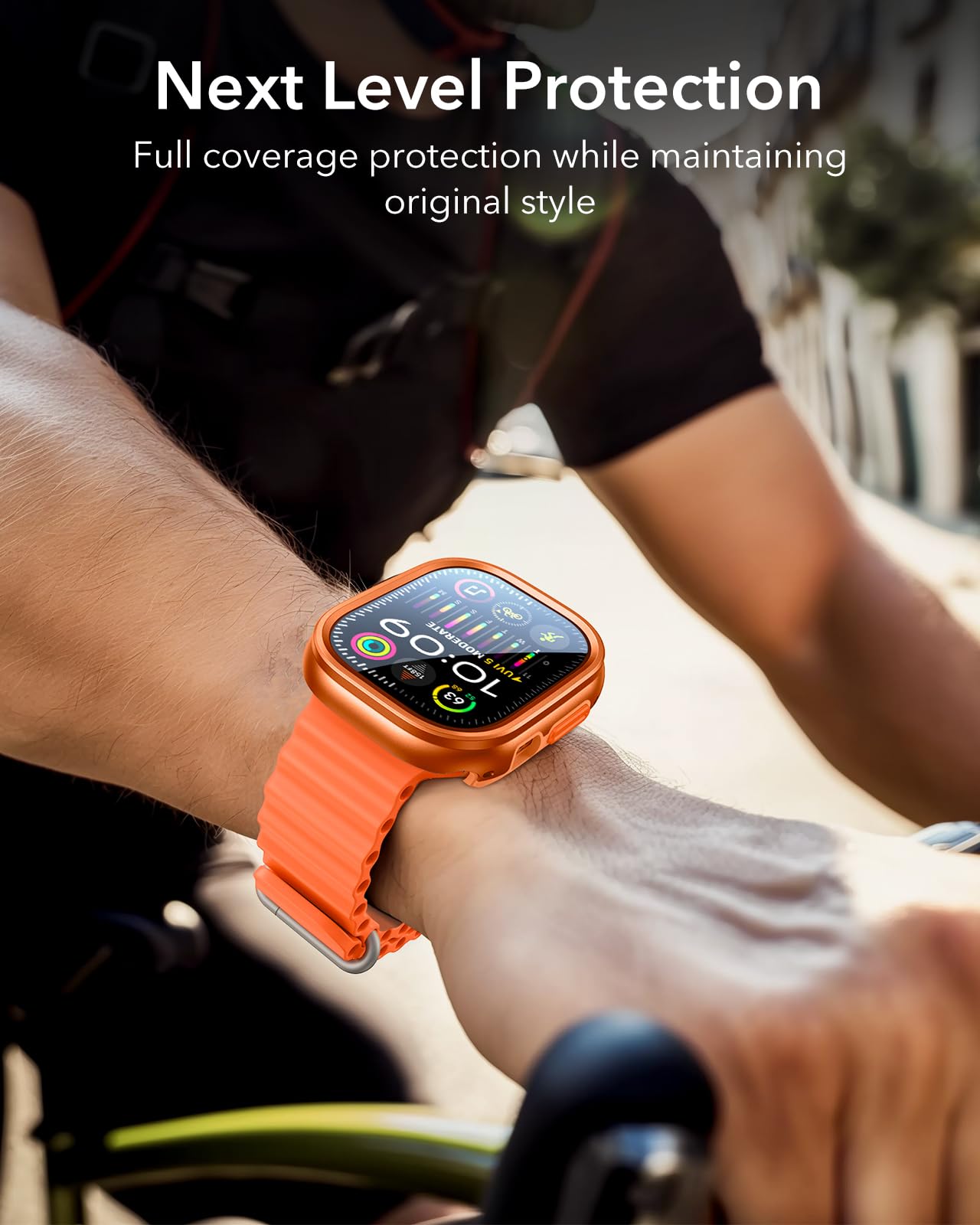 Foto 4 pulgar | Funda Con Protector De Pantalla Esr Para Apple Watch Ultra 2/1 De 49 Mm - Venta Internacional.