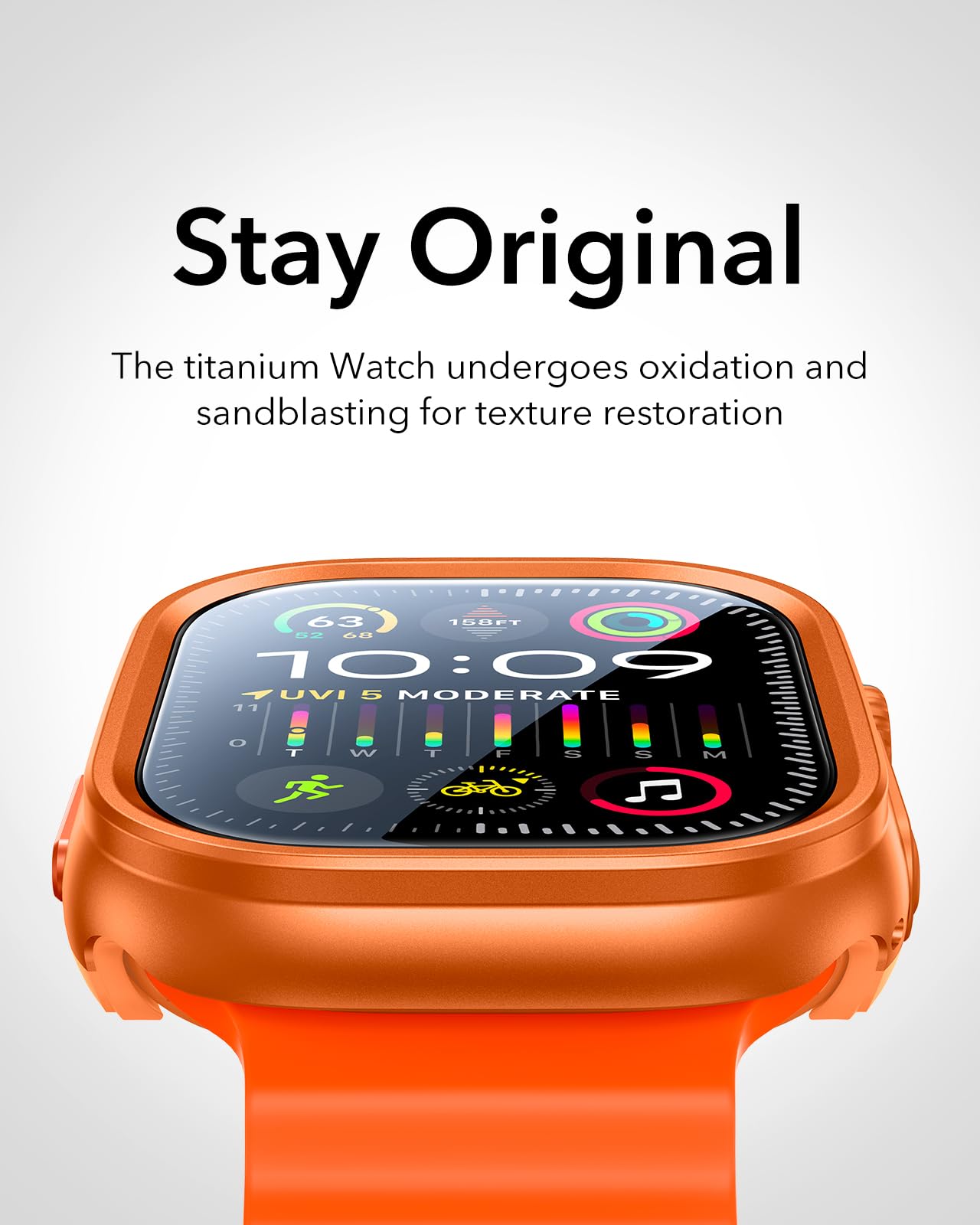 Foto 6 pulgar | Funda Con Protector De Pantalla Esr Para Apple Watch Ultra 2/1 De 49 Mm - Venta Internacional.