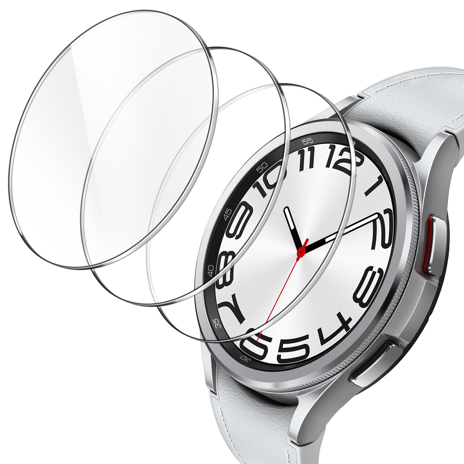 Protector De Pantalla Jetech Para Samsung Galaxy Watch 6 Classic De 47 Mm - Venta Internacional.