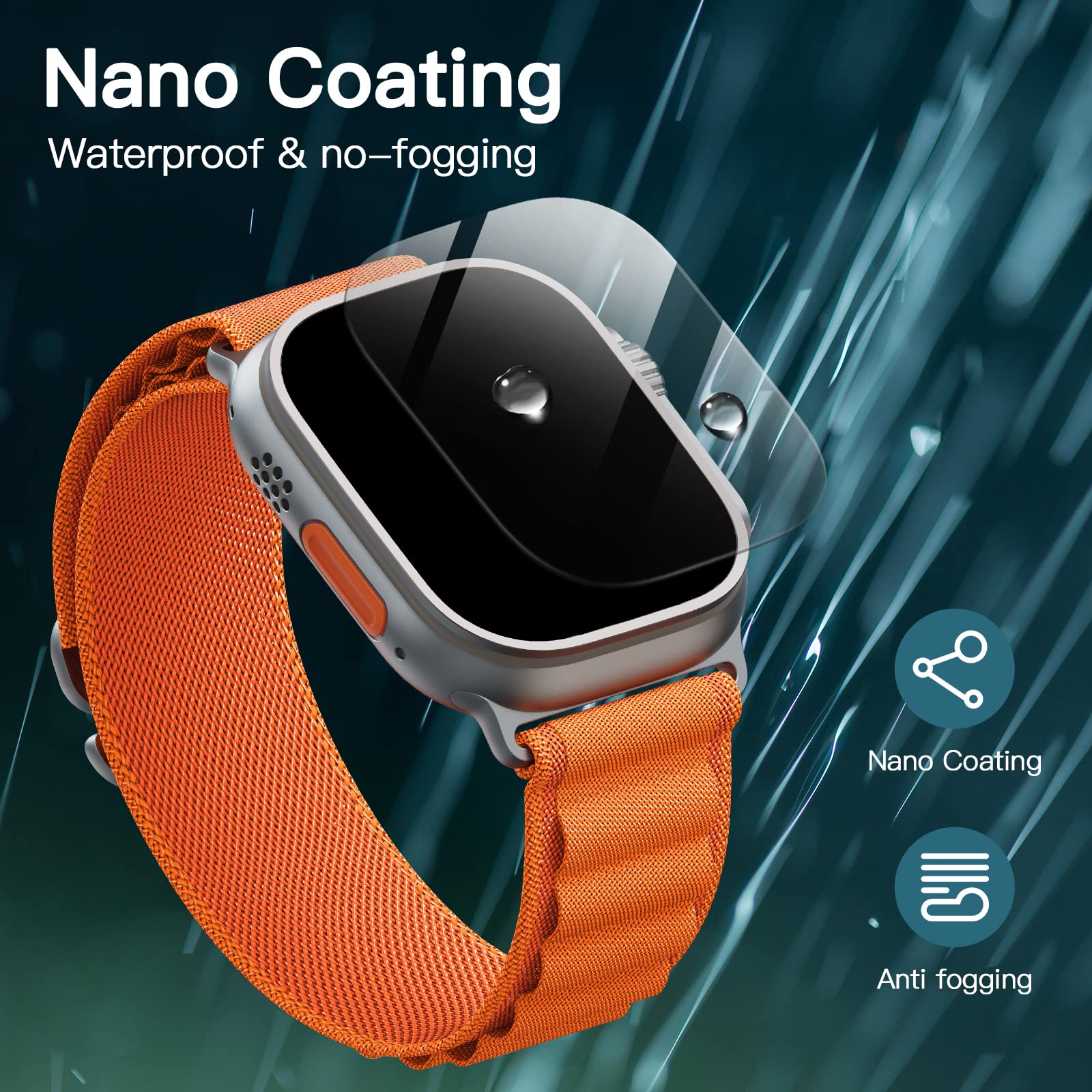 Foto 7 pulgar | Protector De Pantalla Jetech Para Apple Watch Ultra 2/1 De 49 Mm, Paquete De 3 - Venta Internacional.
