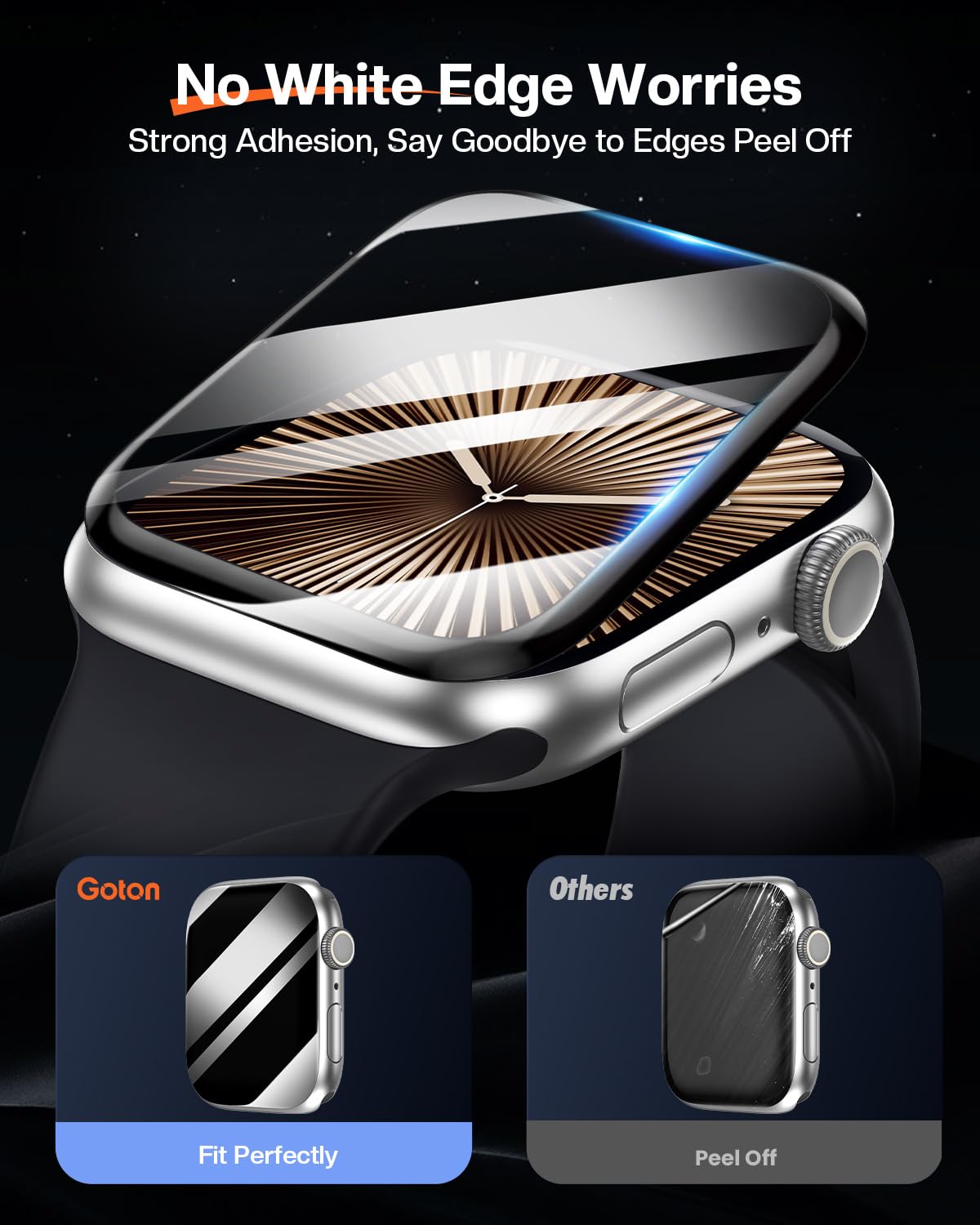 Foto 4 pulgar | Protector De Pantalla Goton Para Apple Watch Series 10 42 Mm X2 - Venta Internacional.