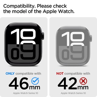 Foto 2 | Funda Spigen Rugged Armor Para Apple Watch Series 10 De 46 Mm - Venta Internacional.