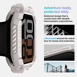 Foto 5 | Funda Spigen Rugged Armor Para Apple Watch Series 10 De 46 Mm - Venta Internacional.