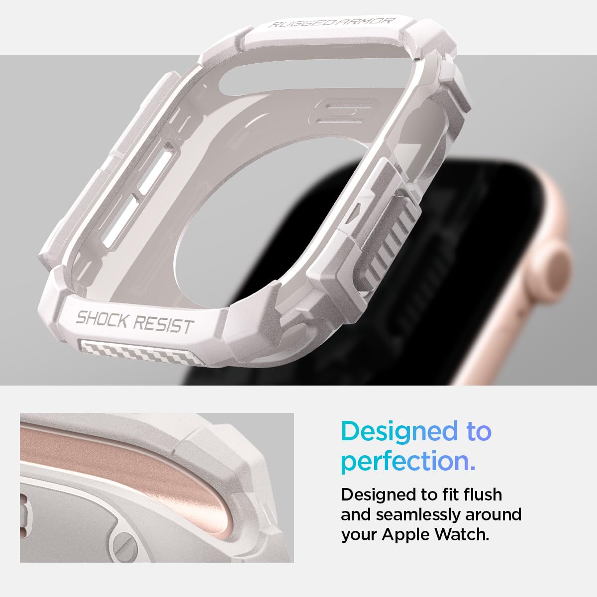 Foto 8 pulgar | Funda Spigen Rugged Armor Para Apple Watch Series 10 De 46 Mm - Venta Internacional.
