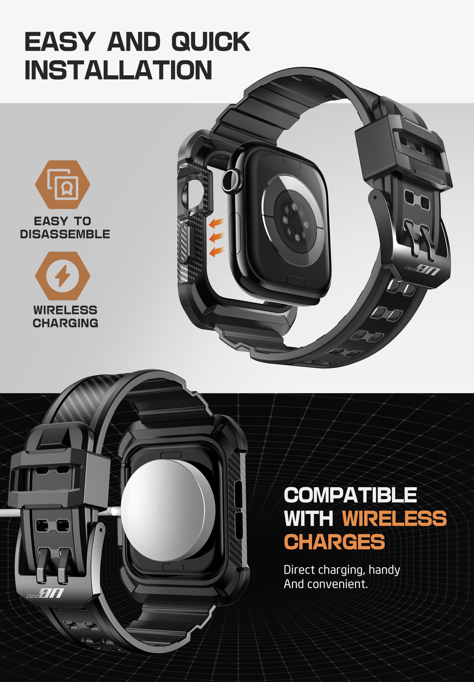 Foto 7 pulgar | Funda Con Correa Supcase Unicorn Beetle Pro Para Apple Watch 10 42 Mm - Venta Internacional.