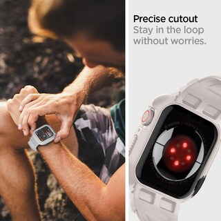 Foto 7 | Funda Con Correa Para Apple Watch Spigen Rugged Armor Pro Dune De 45 Mm/44 Mm, Color Beige - Venta Internacional.