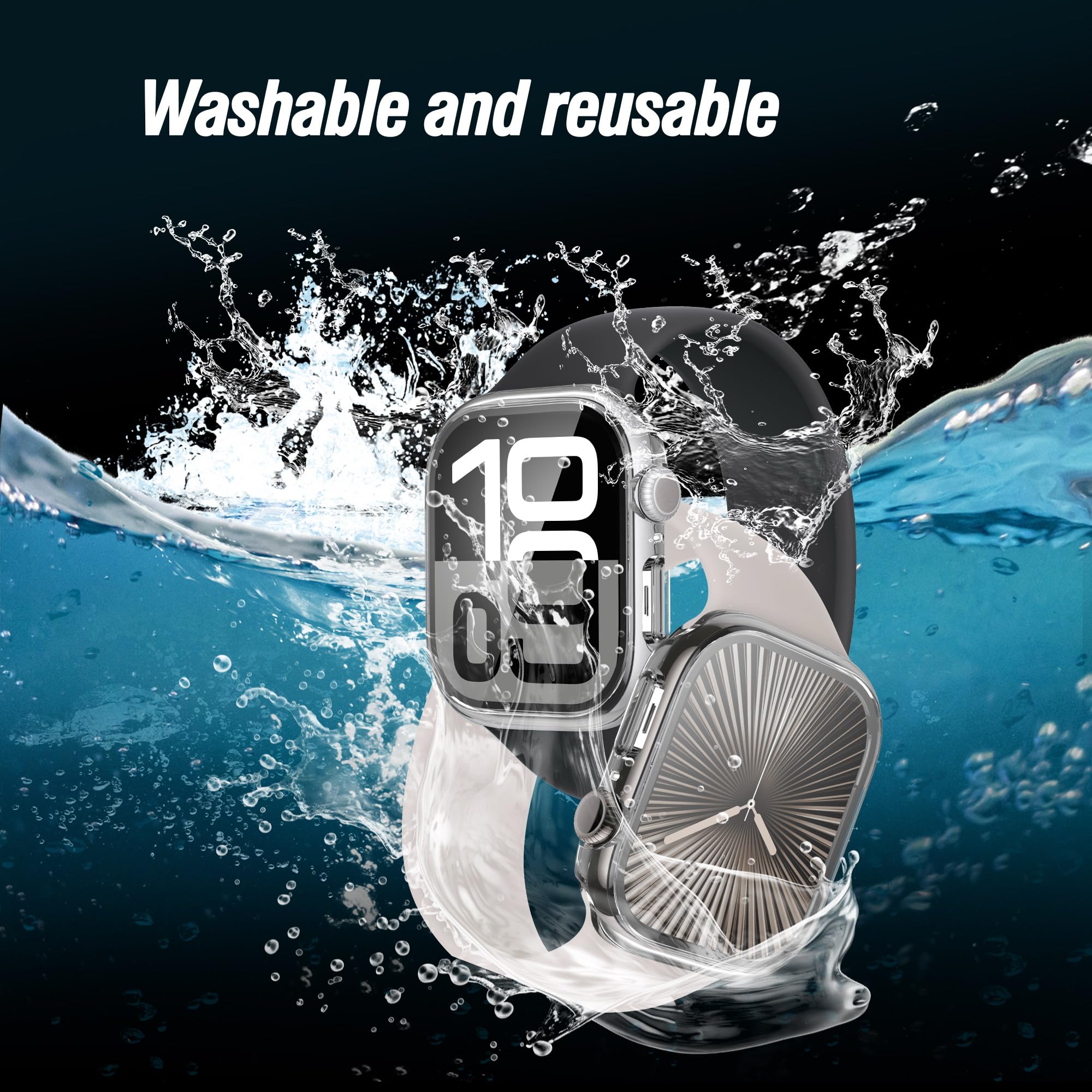 Foto 6 pulgar | Funda Protectora De Pantalla Ailun Para Apple Watch Series 10 De 46 Mm - Venta Internacional.