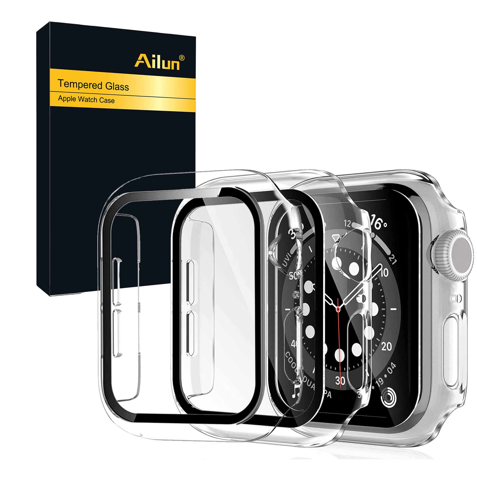 Foto 2 pulgar | Protector De Pantalla Y Funda Para Apple Watch Se/series 6/5/4 [44 Mm] - Venta Internacional.
