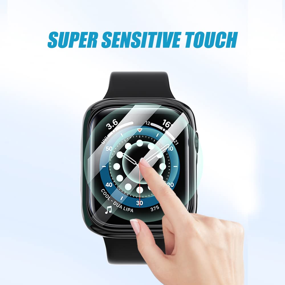 Foto 5 pulgar | Protector De Pantalla Y Funda Para Apple Watch Se/series 6/5/4 [44 Mm] - Venta Internacional.