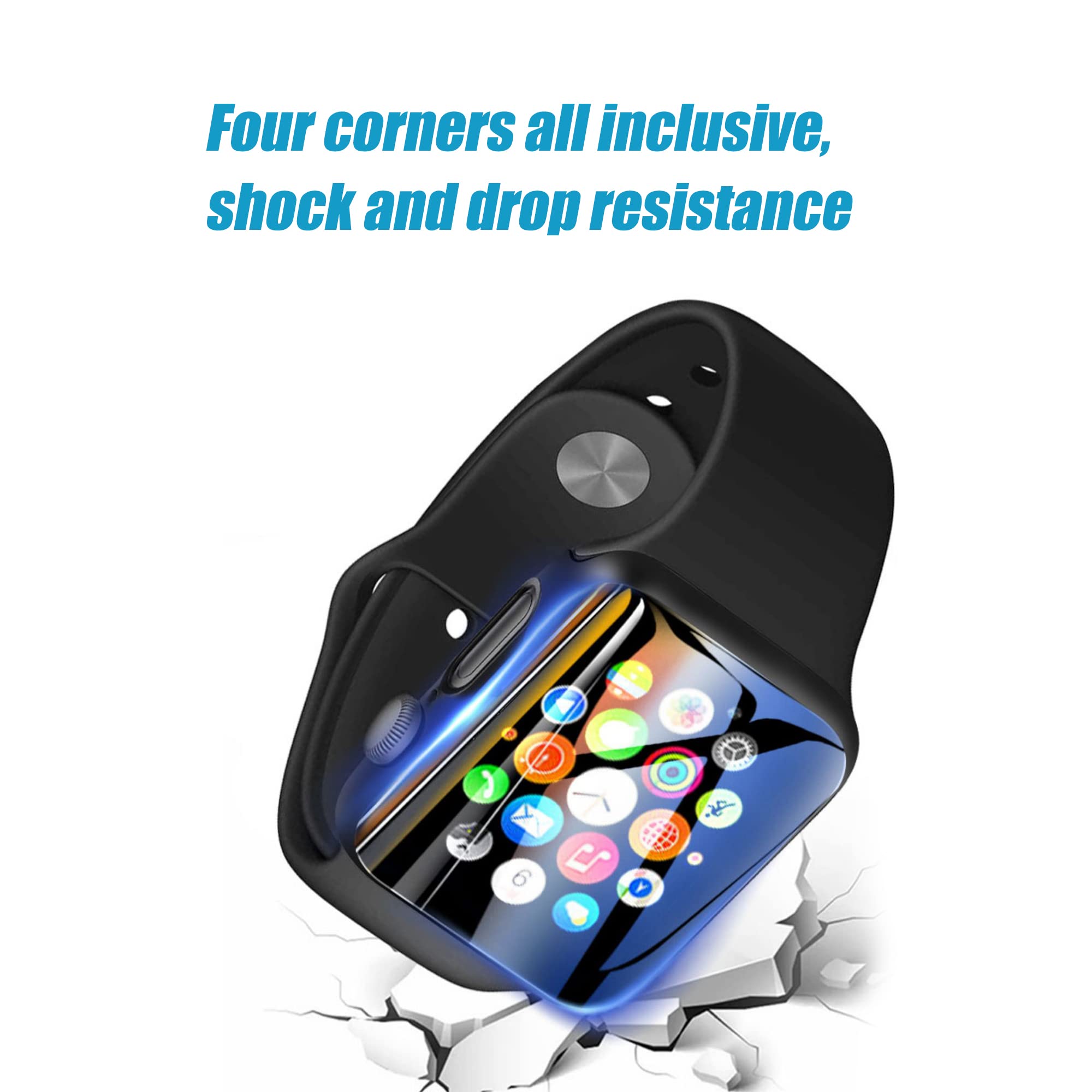 Foto 4 pulgar | Protector De Pantalla Y Funda Para Apple Watch Se 2023/series 6/5/4/se De 40 Mm - Venta Internacional.