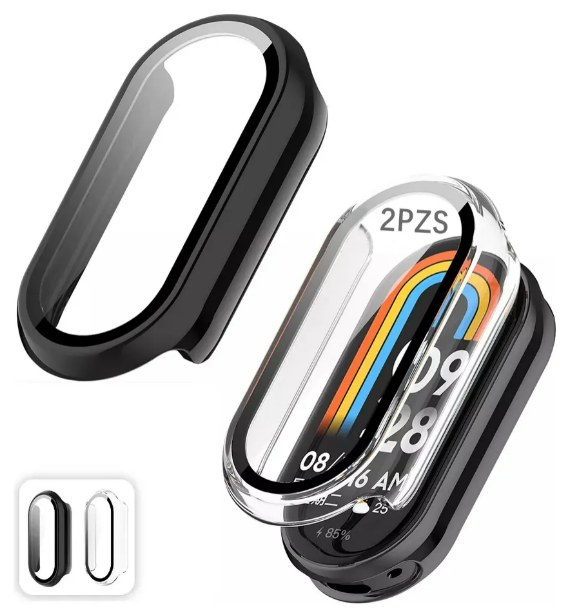 Foto 3 pulgar | Xtellar Pack De 2 Fundas Protectoras Para Xiaomi Smart Band 9 Con Vidrio Templado