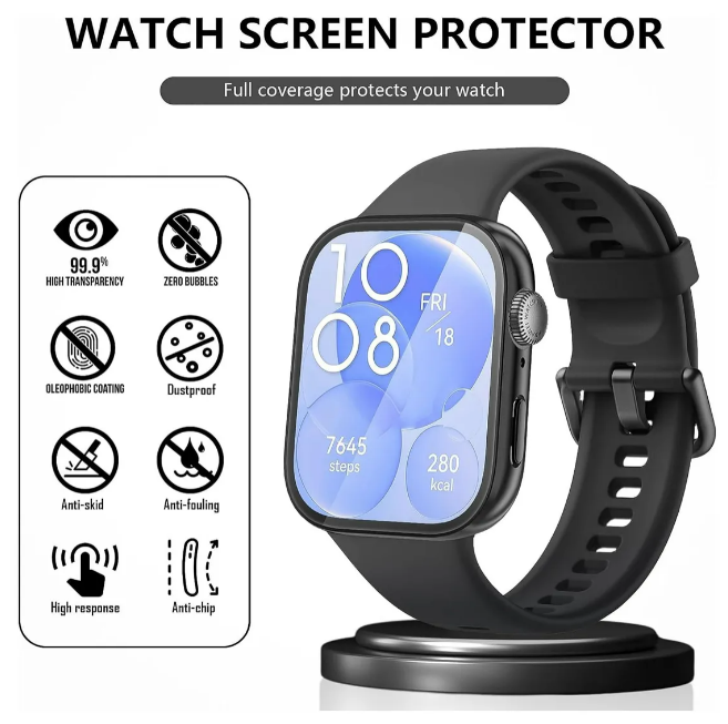 Foto 3 pulgar | Xtellar Elegante Funda Protectora Para Huawei Watch Fit 3 – Dúo Majestuoso