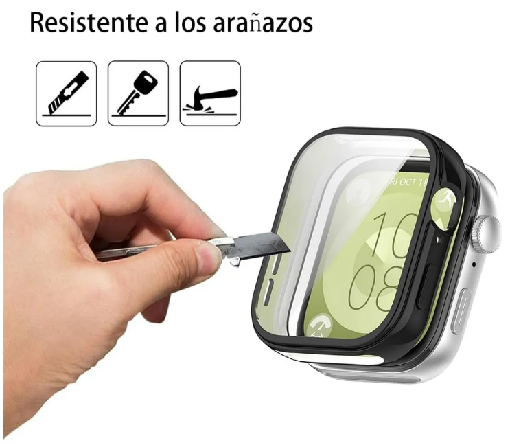 Foto 5 pulgar | Xtellar Elegante Funda Protectora Para Huawei Watch Fit 3 – Dúo Majestuoso