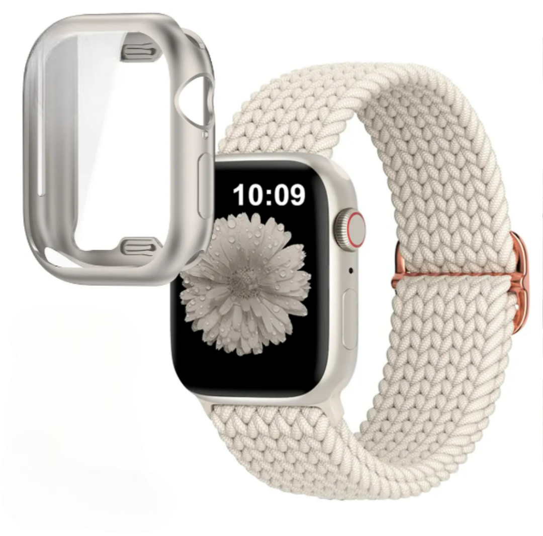 Xtellar Funda Protectora De Alta Calidad Y Correa De Nailon Para Apple Watch Series 10