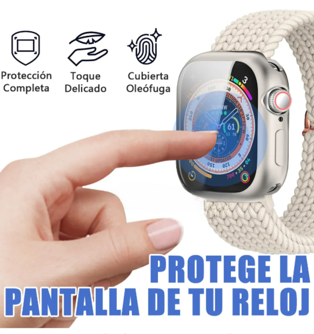 Foto 4 pulgar | Xtellar Funda Protectora De Alta Calidad Y Correa De Nailon Para Apple Watch Series 10