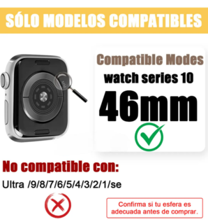 Foto 4 | Xtellar Funda Protectora De Alta Calidad Y Correa De Nailon Para Apple Watch Series 10