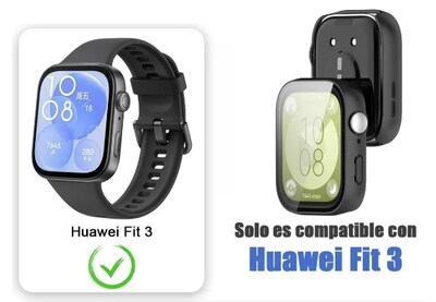 Foto 3 | Set Xtellar De 5 Elegantes Fundas Protectoras Con Mica Para Huawei Watch Fit 3
