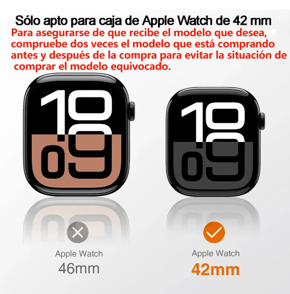 Foto 5 pulgar | Exclusivo Kit Xtellar Fundas Premium Para Apple Watch S10 42mm Con Cristal Templado