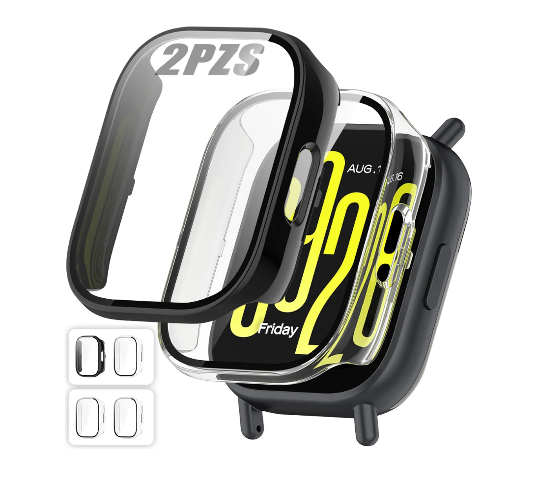 Foto 2 pulgar | 2pzs Funda Xtellar Protector Case Para Redmi Watch 5 Active Con Mica