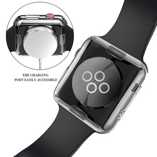 Foto 6 | Case Transparente Compatible con Apple Watch 44 mm, Protección Antigolpes y Diseño Delgado