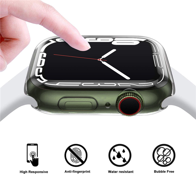 Foto 8 pulgar | Case Transparente Compatible con Apple Watch 38 mm, Protección Antigolpes y Diseño Delgado