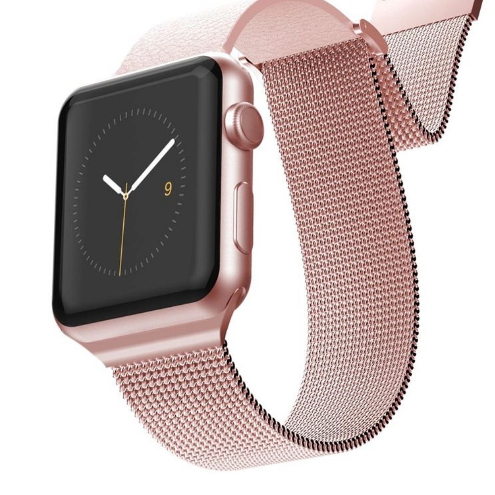 Foto 4 pulgar | Correa Metálica para Apple Watch 38-40 mm color Rosa