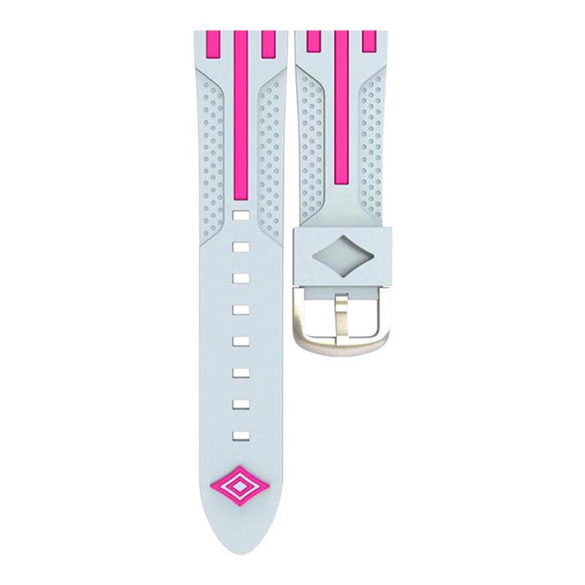 Foto 2 pulgar | Banda Pro Sport Para I Watch Mapletree  Mxmss-0061 Pieza White Hot Pink Stripes/blanco Rosa Barbie Rayas